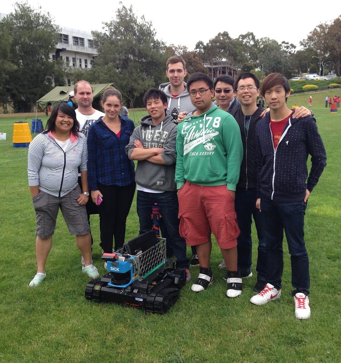 A hobby entry in an autonomous ground vehicle competition.