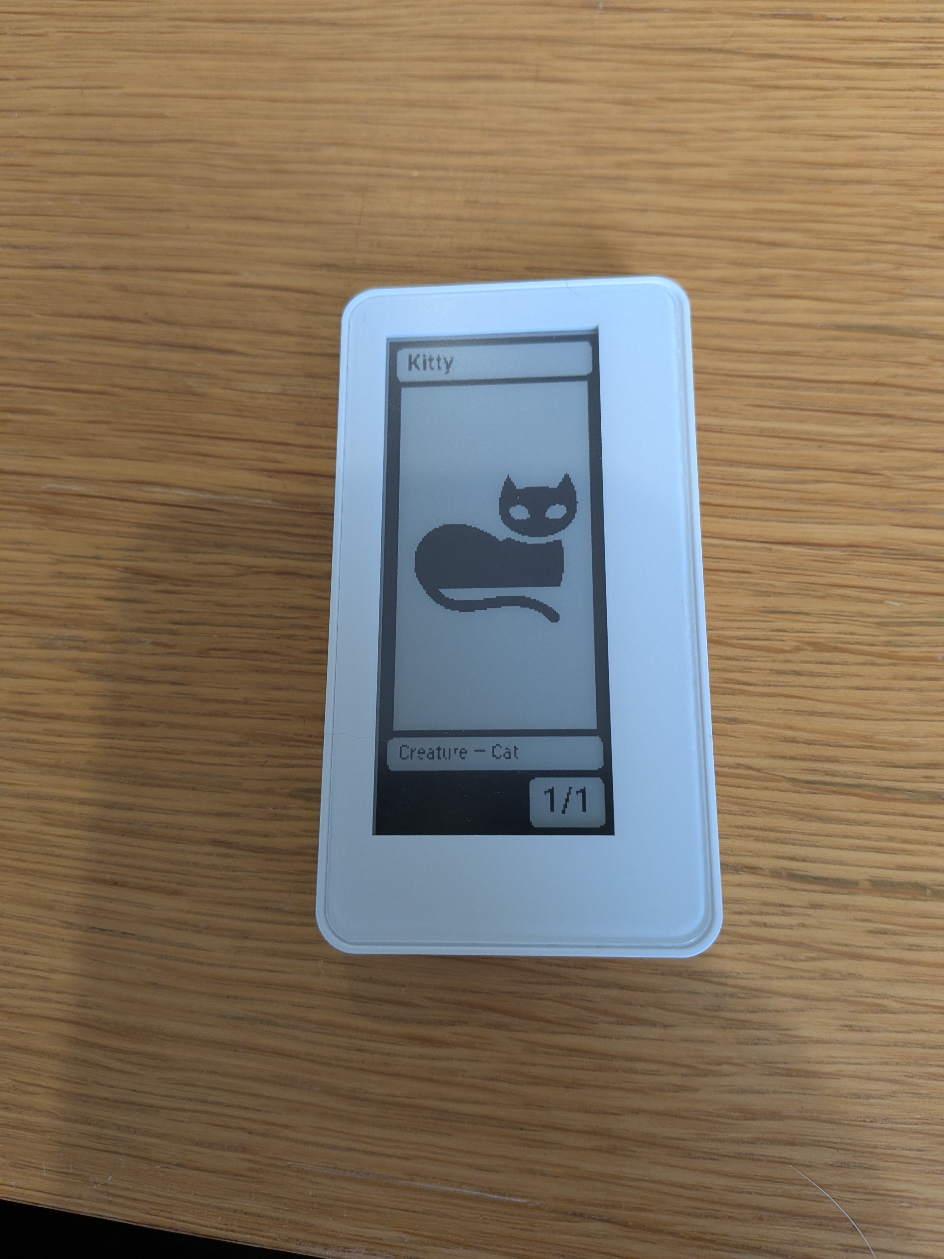 NFC-Powered E-Ink Display