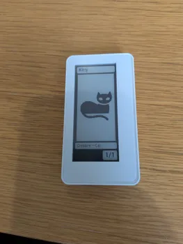 Picture of e-ink display.